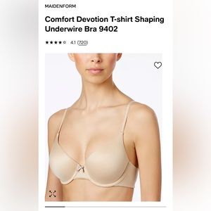 Maidenform Bra Size 36C Nude